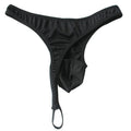 Men Bulge Pouch Thong  Sexy Lingerie  Low Rise Jockstrap G-string T-back Ring Bikini Underwear Briefs Underpants Panties