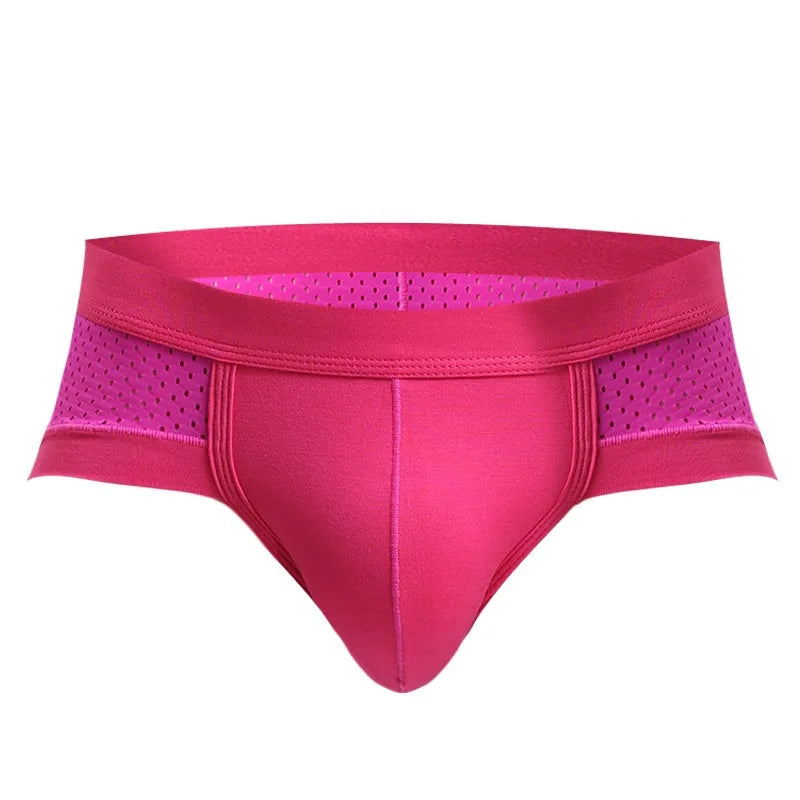 1PC Sexy Men Briefs Underwear Mens Panties Modal Ropa Interior Hombre Slip Male Calzoncillos Breathable U Bulge Pouch Underpants