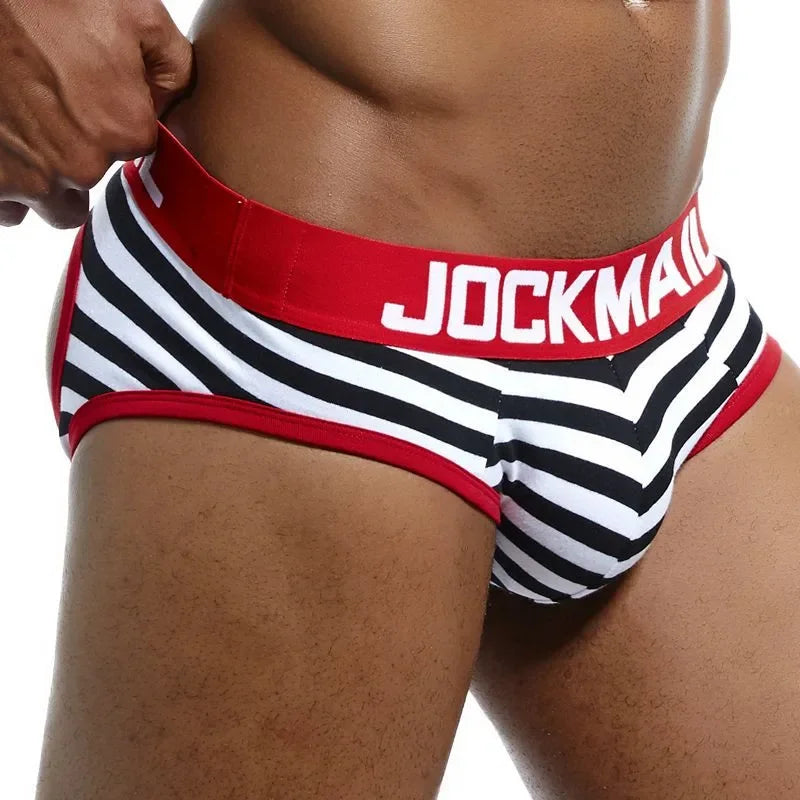 Sexy Men Underwear Thong Jockstrap Briefs Backless Cotton Jock Strap Homme Slip Erotic String Homens Cueca Gay Penis Pouch