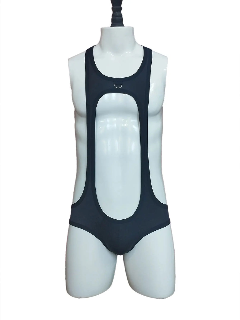 Men's Sexy Nylon Jockstrap Leotard Underwear Wrestling Singlet Bodysuit Breathable Skinny U Convex Suspender Jumpsuits