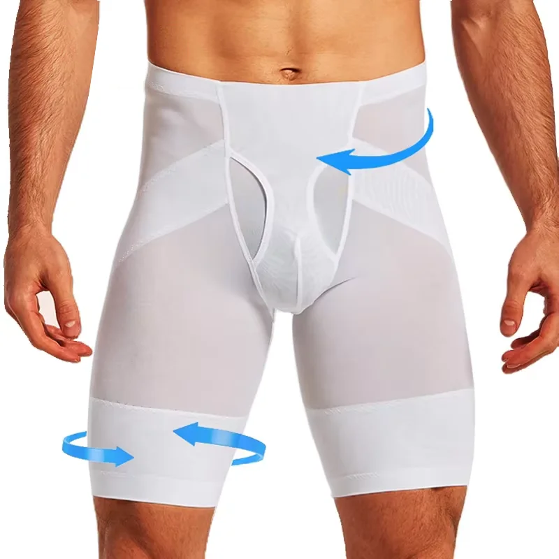 Muscle Men Fitness Pants Gym Sports Short Pants Sportswear Male Jogging Elastic Compression Tights Gym Leggings Mesh Shorts