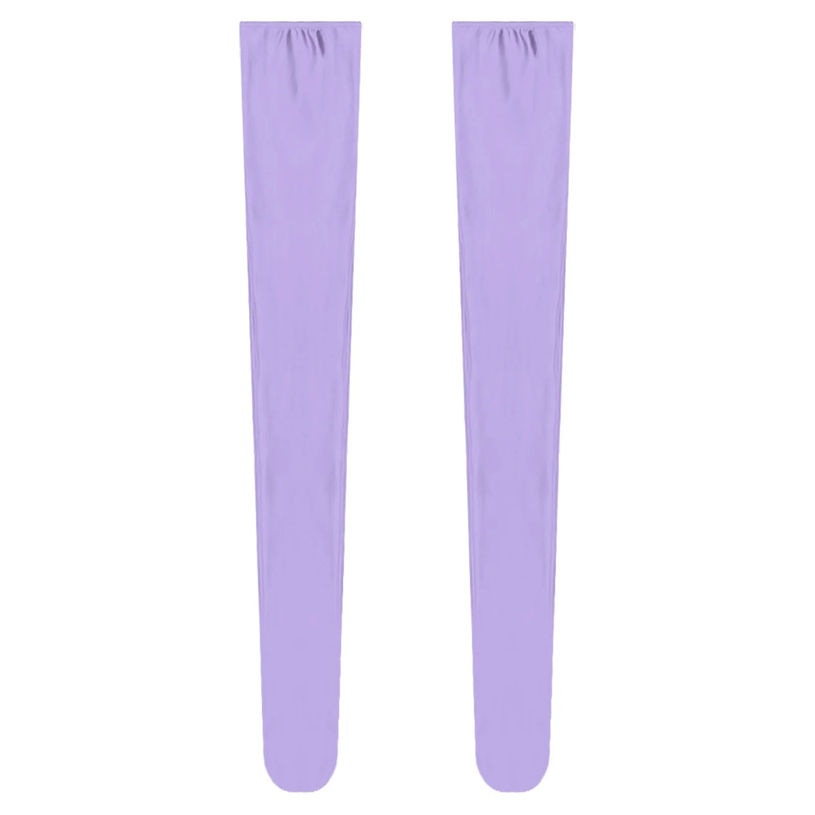Mens Glossy Thigh High Stockings Solid Oil Shiny Smooth Stretchy Knee High Socks Sexy Sissy Crossdresser Nightclub Clubwear
