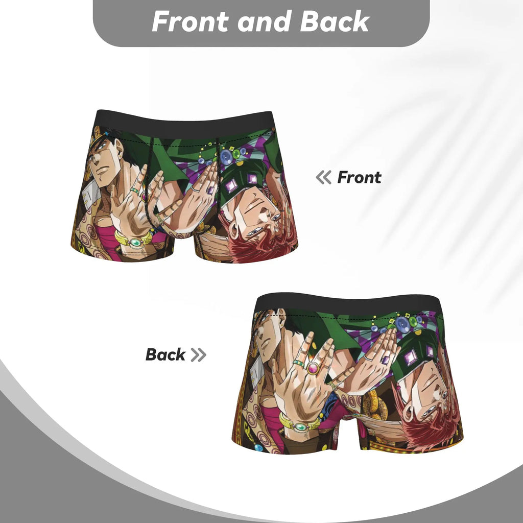 JoJo's Bizarre Adventure Underpants Homme Panties Man Underwear JoJo Comfortable Shorts Boxer Briefs