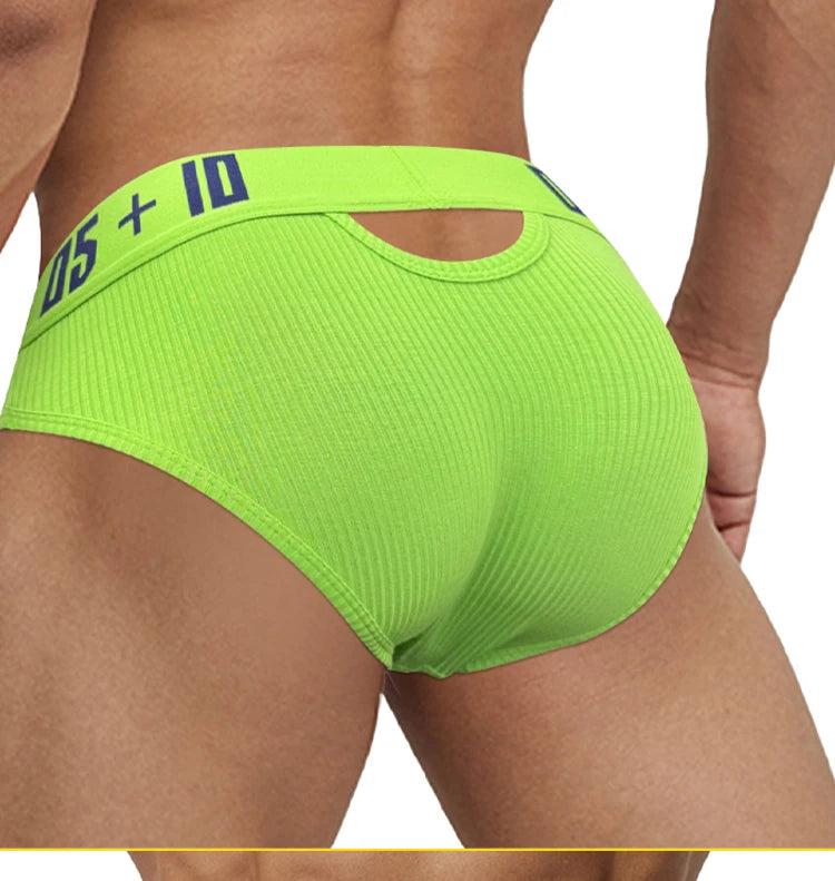 Cotton Breathable Men Underwear Briefs Bikini Men Sissy Low Waist Briefs Underpants Mens Trunks Panties