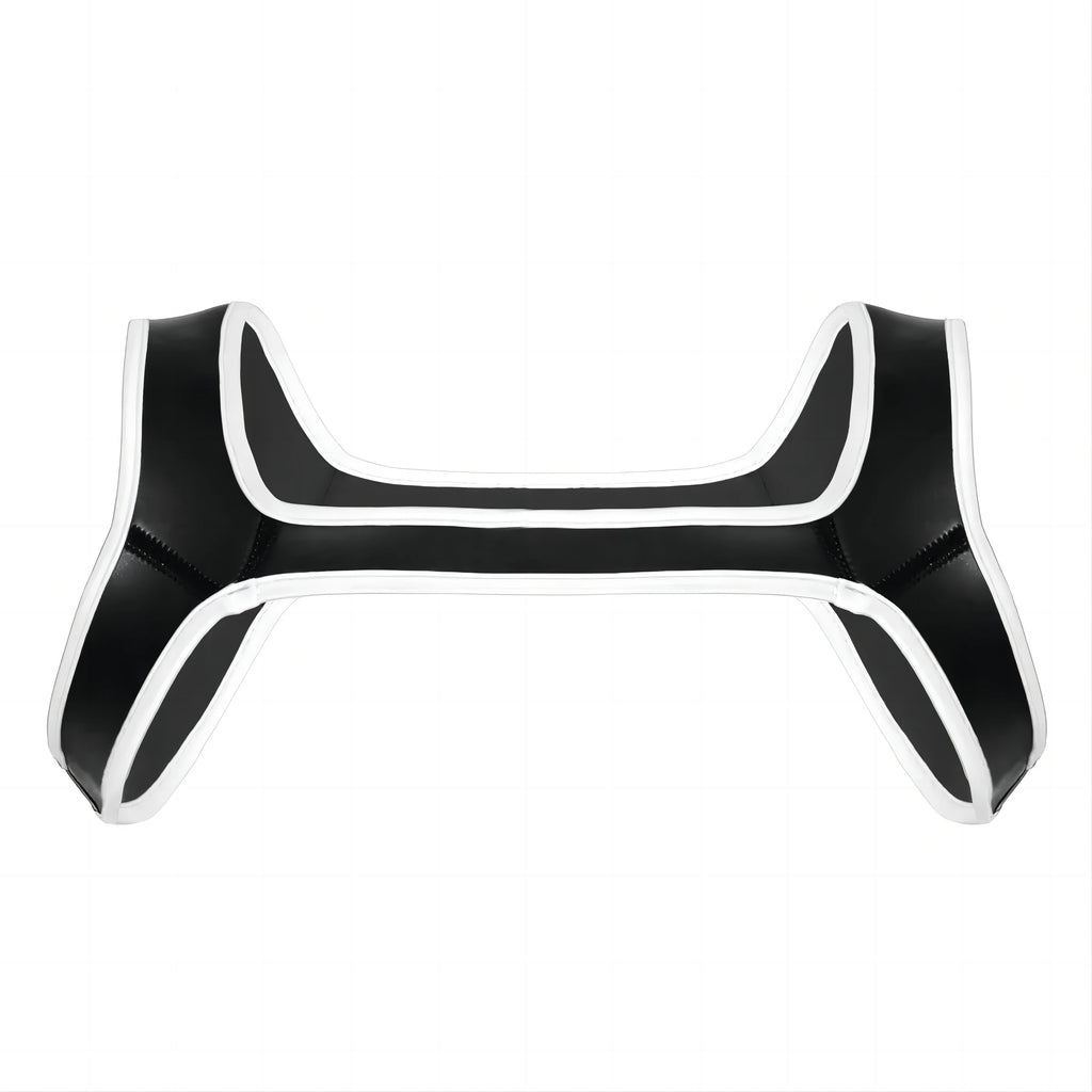 Sexy Men Chest Harness Neoprene Double Shoulder Straps for Carnival Party Caostume Accessories Strap Punk Men Chest Harness Belt