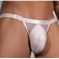 Men's Panties Mini Briefs Sexy U Convex Bulge Pouch Sheer See Through Thong Slip Man Underwear Low Waist Porn Gay Wear Underpant