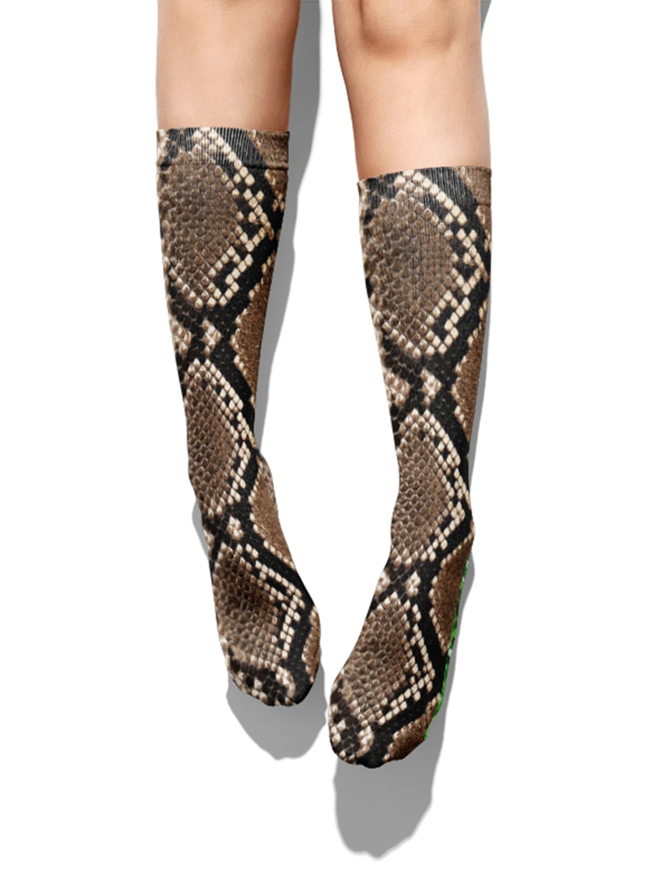 New sexy leopard pattern novelty socks men's fashion home socks women Harajuku happy cartoon 3D printing student play socks