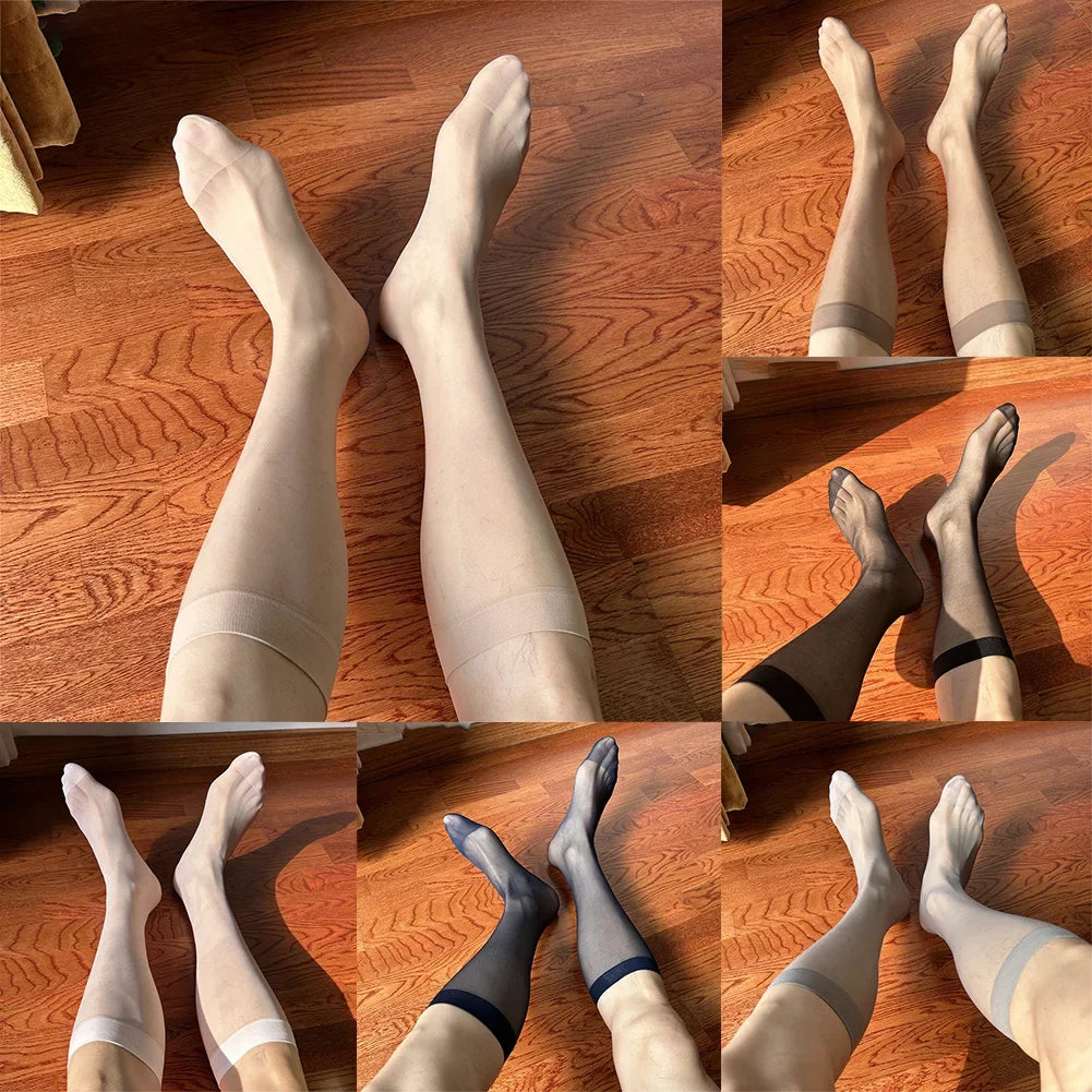 Suit Socks Silky Stockings Sexy Sheer Traceless Ultra-thin Breathable Comfortable Fitness Nylon See-Through Holiday