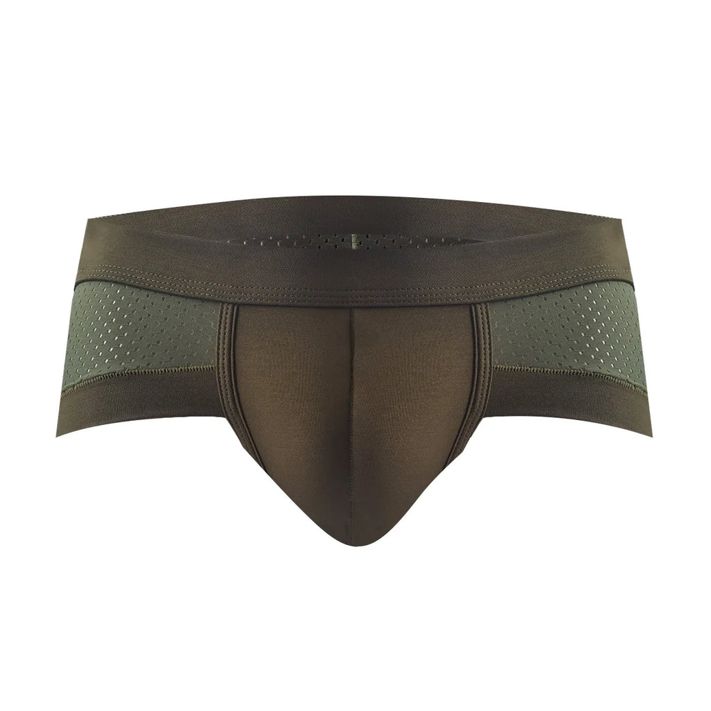 1PC Sexy Men Briefs Underwear Mens Panties Modal Ropa Interior Hombre Slip Male Calzoncillos Breathable U Bulge Pouch Underpants